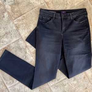 NYDJ Women's Samantha Slim Jeans - Dark Gray Blue